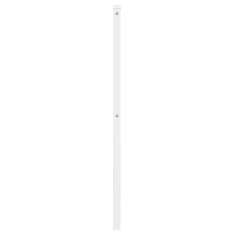 Tăblie de pat de schimb metalică, alb, 75 cm