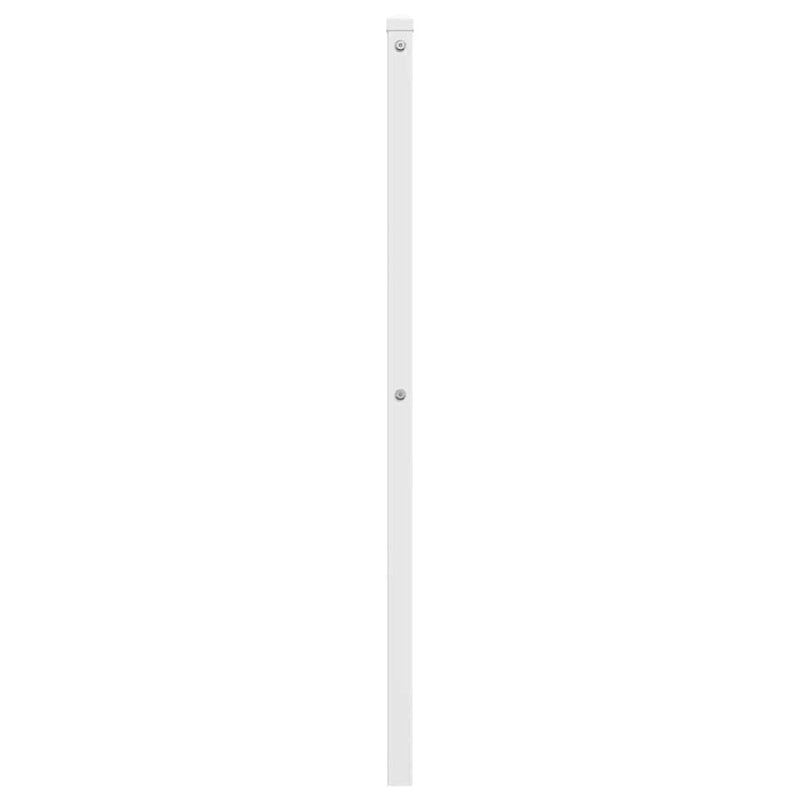 Tăblie de pat de schimb metalică, alb, 100 cm