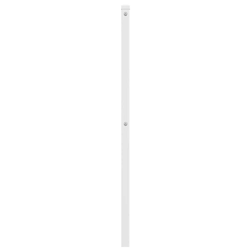 Tăblie de pat de schimb metalică, alb, 150 cm