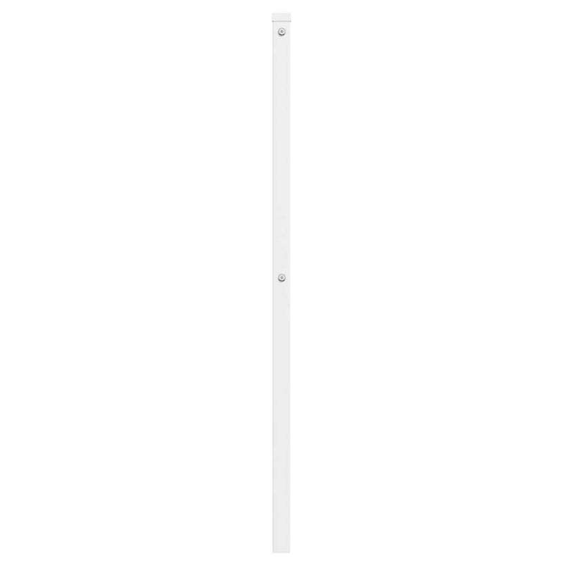 Tăblie de pat de schimb metalică, alb, 200 cm