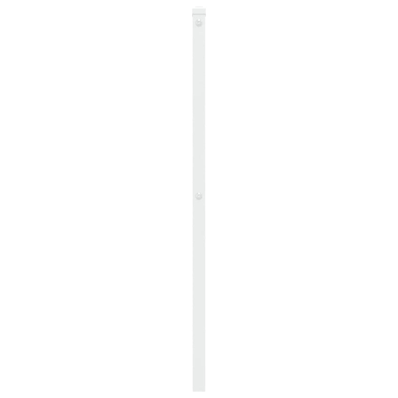 Tăblie de pat de schimb metalică, alb, 107 cm