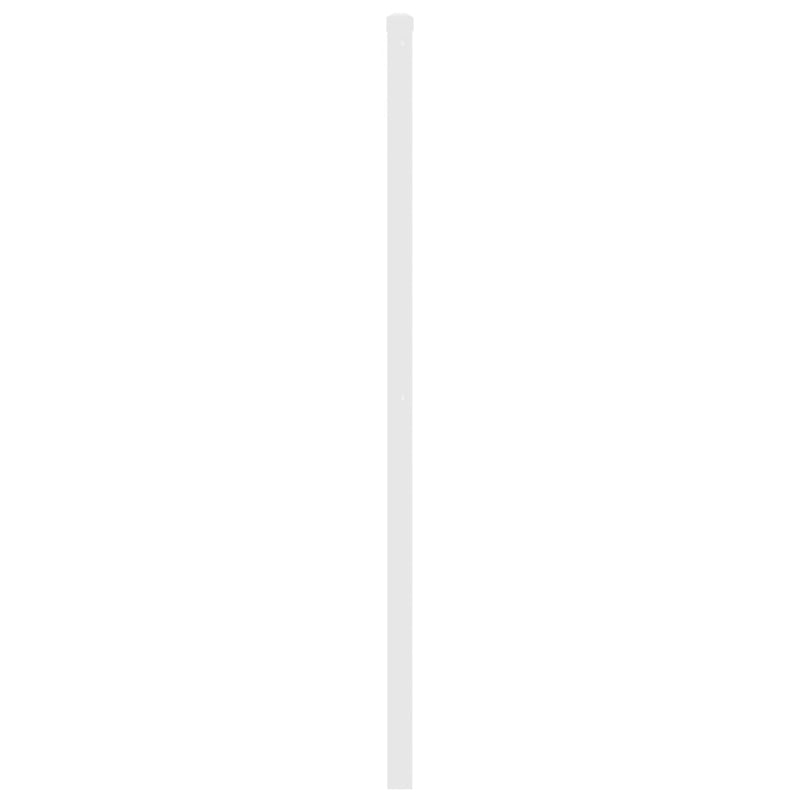 Tăblie de pat de schimb metalică, alb, 180 cm