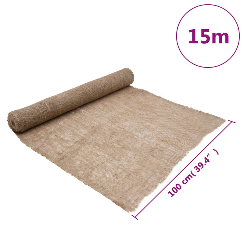 Rolă de iută 1x15 m 100% iută 200 g/m²
