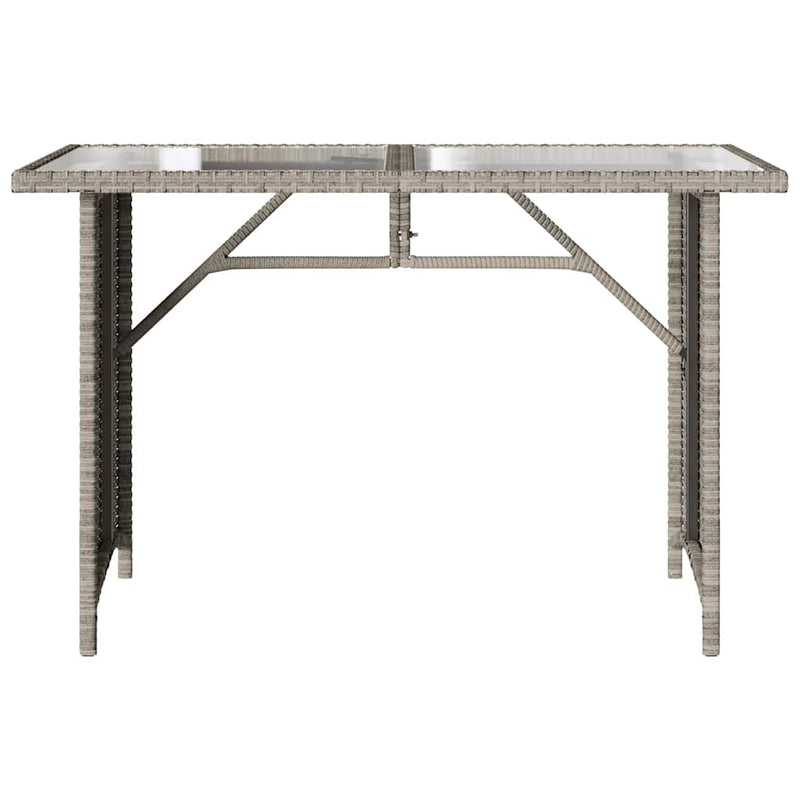 Set mobilier de grădină cu perne 2 piese gri deschis poliratan
