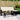 Canapea de grădină cu masă/perne, formă de L, poliratan negru