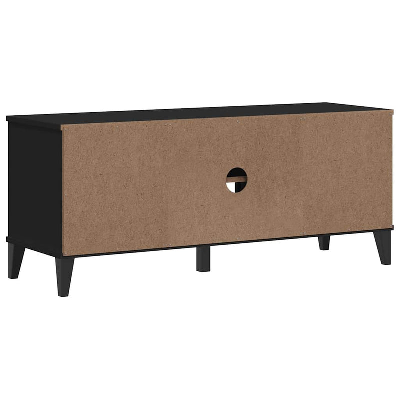 Bancă de pantofi „VIKEN”, negru, 106x35x45 cm, lemn prelucrat