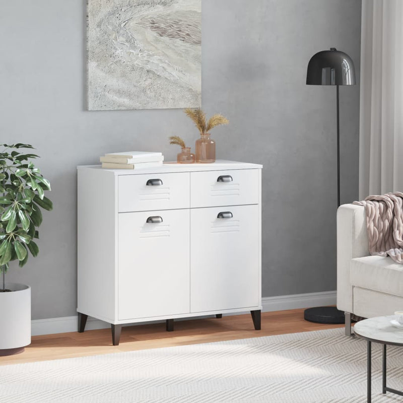 Dulap „VIKEN”, alb, 80x40x80 cm, lemn prelucrat