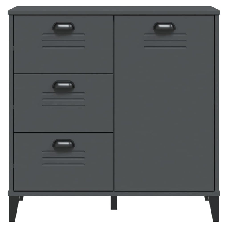 Dulap „VIKEN”, gri antracit, 80x40x80 cm, lemn prelucrat
