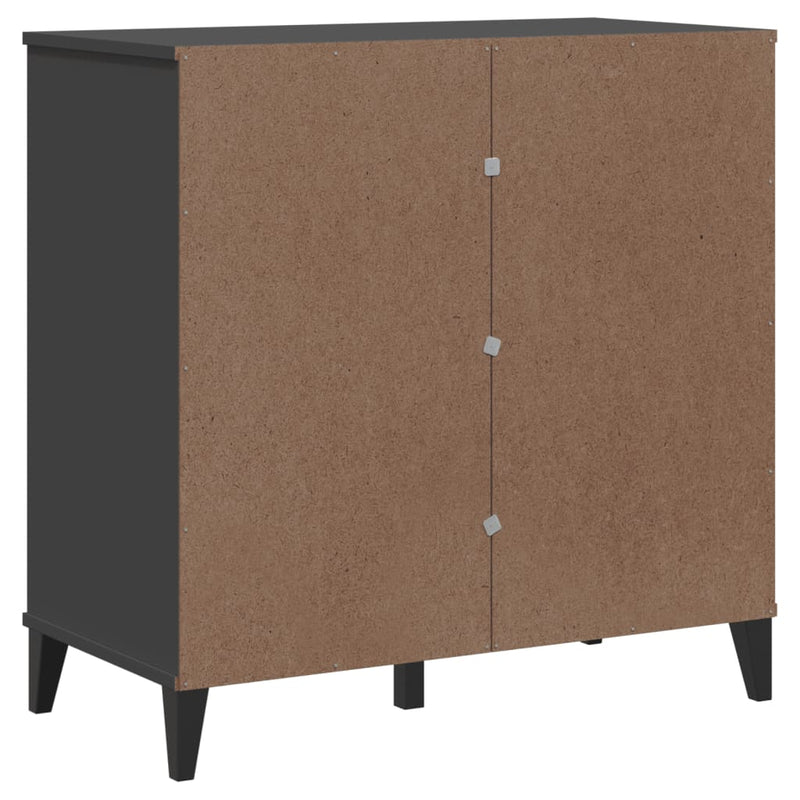 Dulap „VIKEN”, gri antracit, 80x40x80 cm, lemn prelucrat