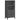 Bibliotecă „VIKEN”, gri antracit, 60x35x123 cm, lemn prelucrat