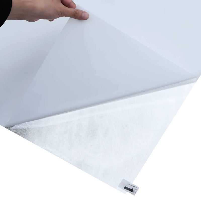 Folie fereastră, statică/mată, alb, 60x1000cm, PVC