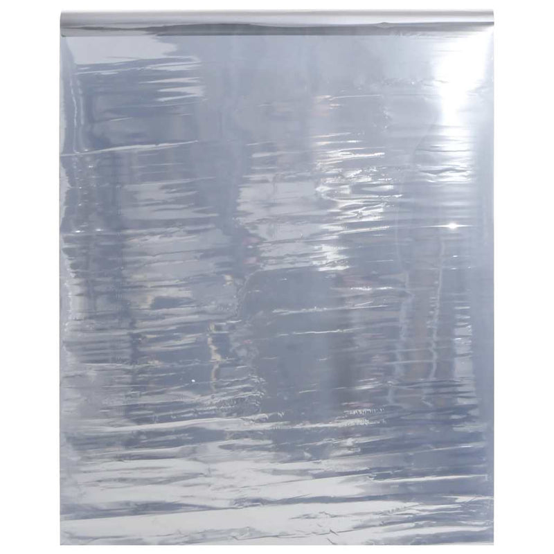 Folie solară efect reflectorizant static argintiu 60x2000cm PVC