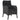 Set mobilier de grădină cu perne, 5 piese, negru, poliratan
