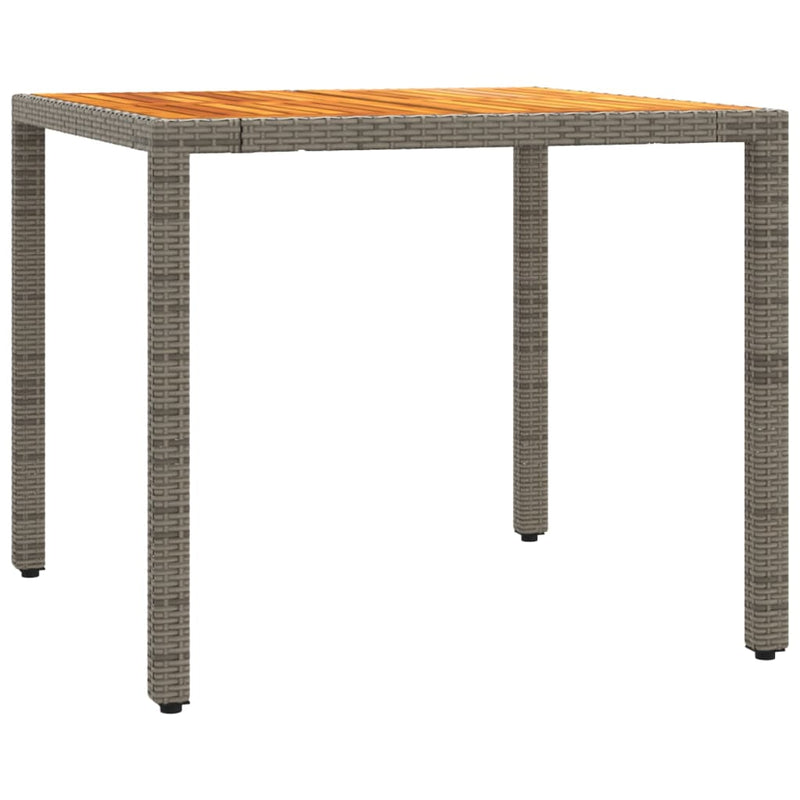 Set mobilier de grădină cu perne, 5 piese, gri, poliratan