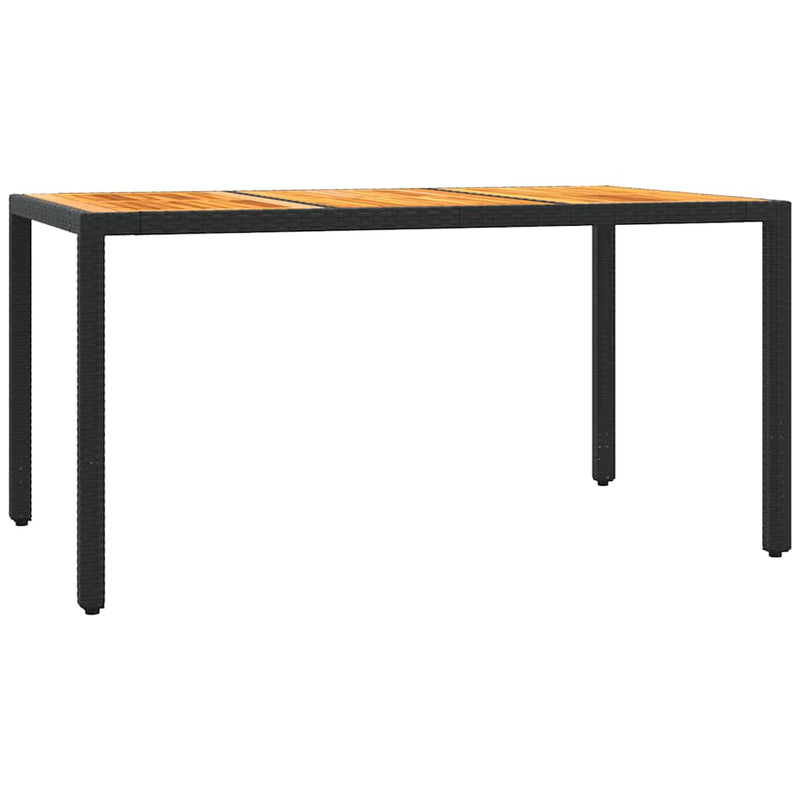 Set mobilier de grădină cu perne, 7 piese, negru, poliratan