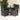 Set mobilier de grădină cu perne, 5 piese, negru, poliratan