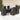 Set mobilier de grădină cu perne, 7 piese, negru, poliratan