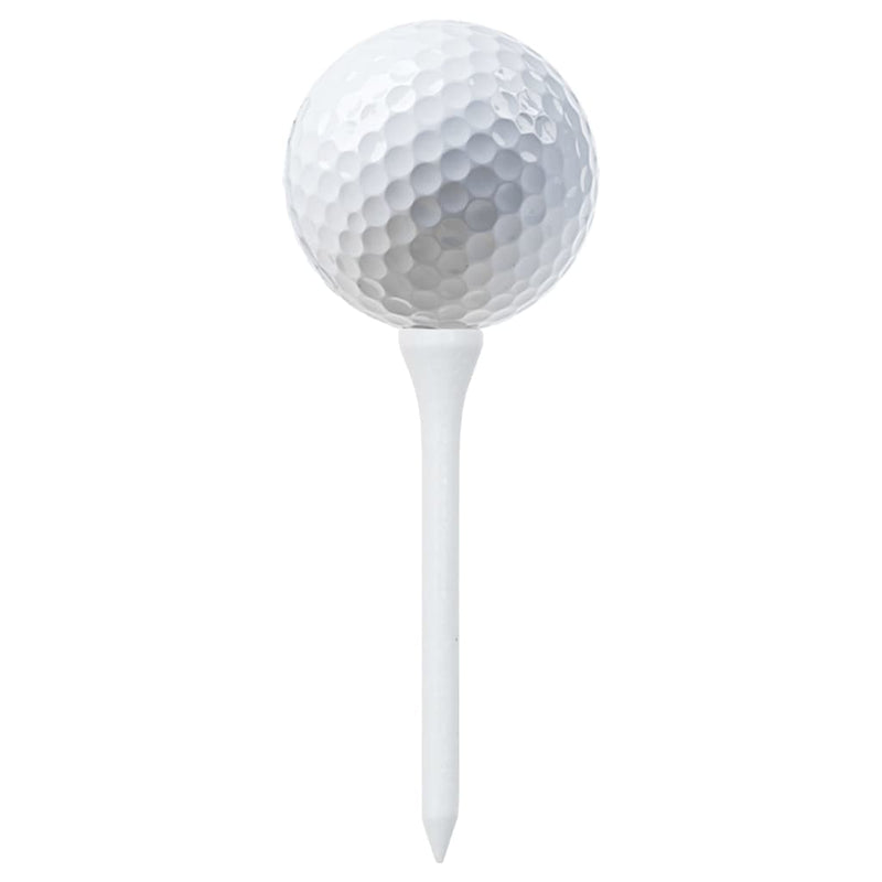 Teuri de golf, 1000 buc., alb, 83 mm, bambus