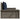 Balansoar cu perne gri 119x56x48 cm, poliratan