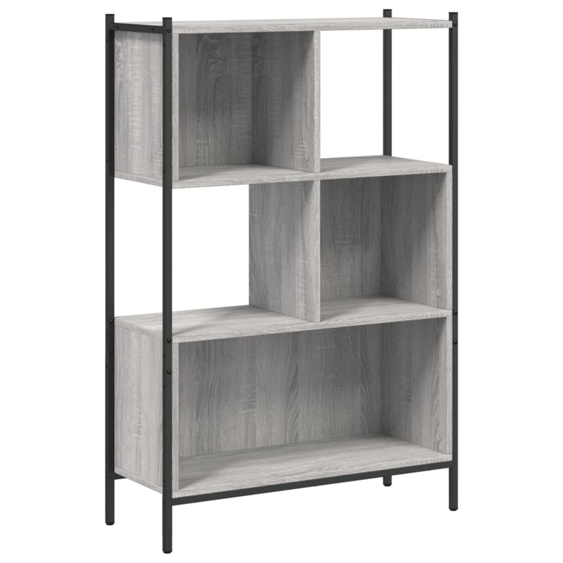 Bibliotecă, gri sonoma, 72x28x109 cm, lemn prelucrat