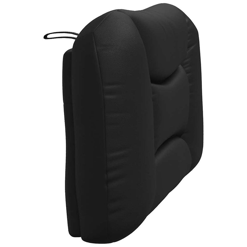 Pernă pentru tăblie de pat Hvar neagră 100 cm, piele ecologică