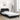 Cadru de pat fără saltea Hvar negru și alb 100x200cm piele artificială