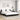 Cadru de pat fără saltea Zadar negru și alb 180x200cm piele artificială