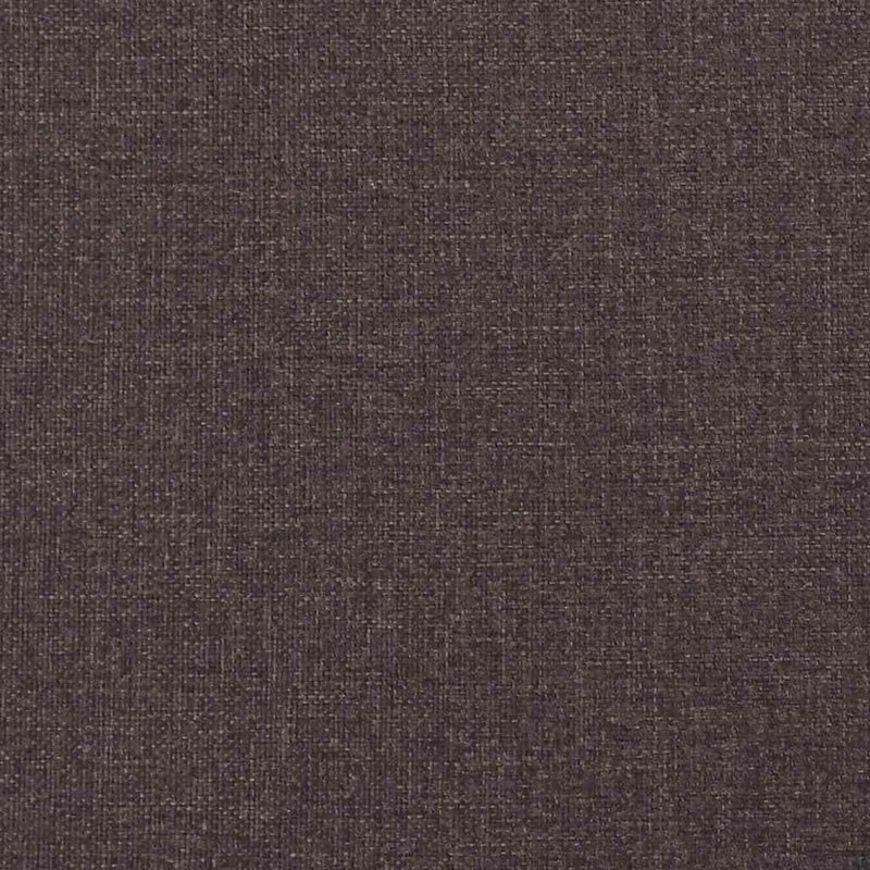 Pat cu saltea, Dover, maro închis, 160x200 cm, textil