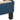 Pat cu saltea, Dover, albastru, 180x200 cm, material textil