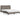 Pat cu saltea Hvar gri taupe 140x200 cm material textil