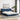 Pat cu saltea, Hvar, albastru, 180x200 cm, material textil