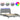 Cadru de pat cu LED fără saltea Hvar Gri deschis 140x190 cm Material