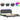 Cadru de pat cu LED fără saltea Hvar Gri închis 180x200 cm Material