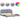 Cadru de pat cu LED fără saltea Hvar Gri deschis 200x200 cm Material