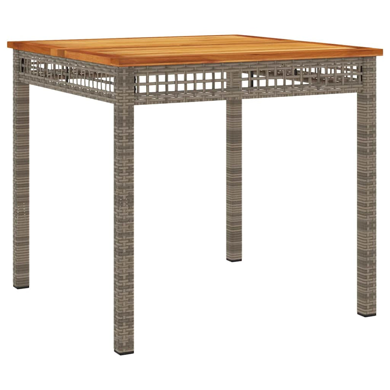 Set mobilier de grădină cu perne, 5 piese, gri, poliratan