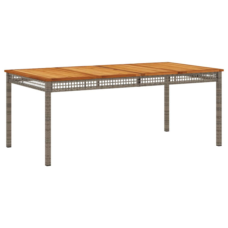 Set mobilier de grădină cu perne, 7 piese, gri, poliratan