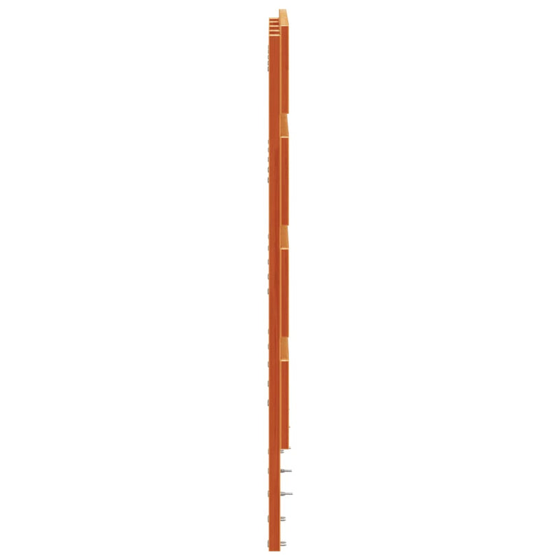 Tăblie de pat, maro ceruit, 120 cm, lemn masiv de pin