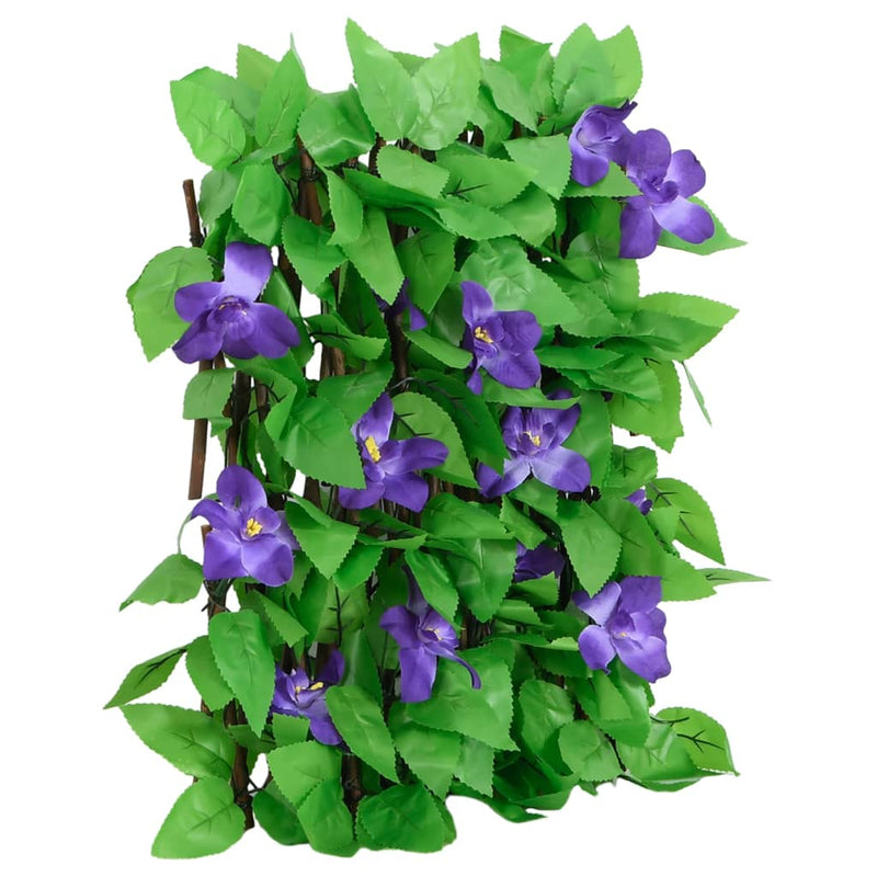 Spalier iederă artificială extensibil, 5 buc., verde, 180x30 cm