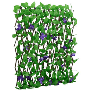Spalier cu iederă artificială, extensibil, verde, 180x60 cm