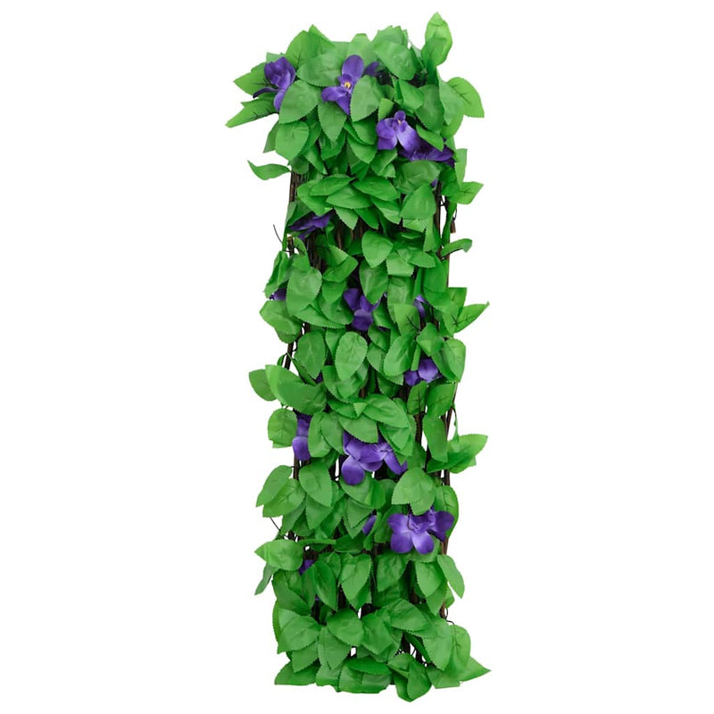 Spalier cu iederă artificială, extensibil, verde, 180x60 cm