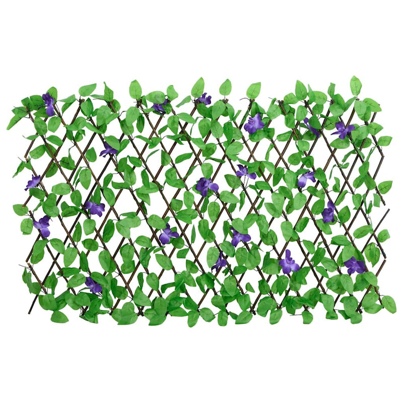 Spalier iederă artificială extensibil, 5 buc., verde, 180x60 cm