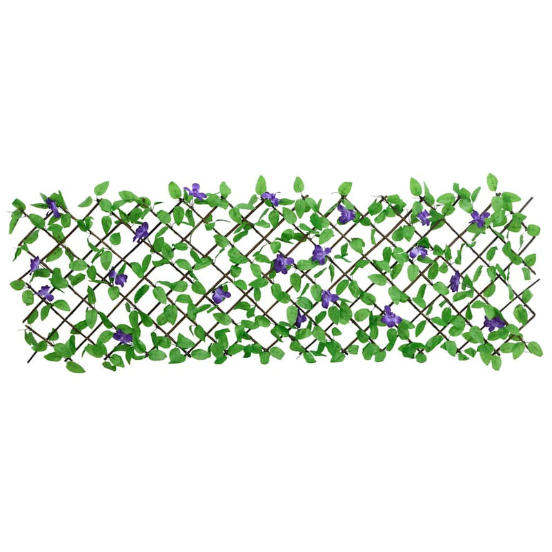 Spalier iederă artificială extensibil, 5 buc., verde, 180x60 cm