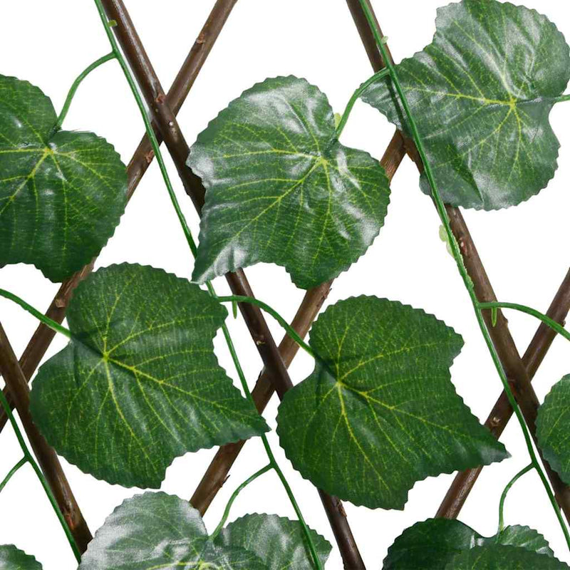 Spalier frunze struguri false extensibil 5 buc verde 180x60 cm