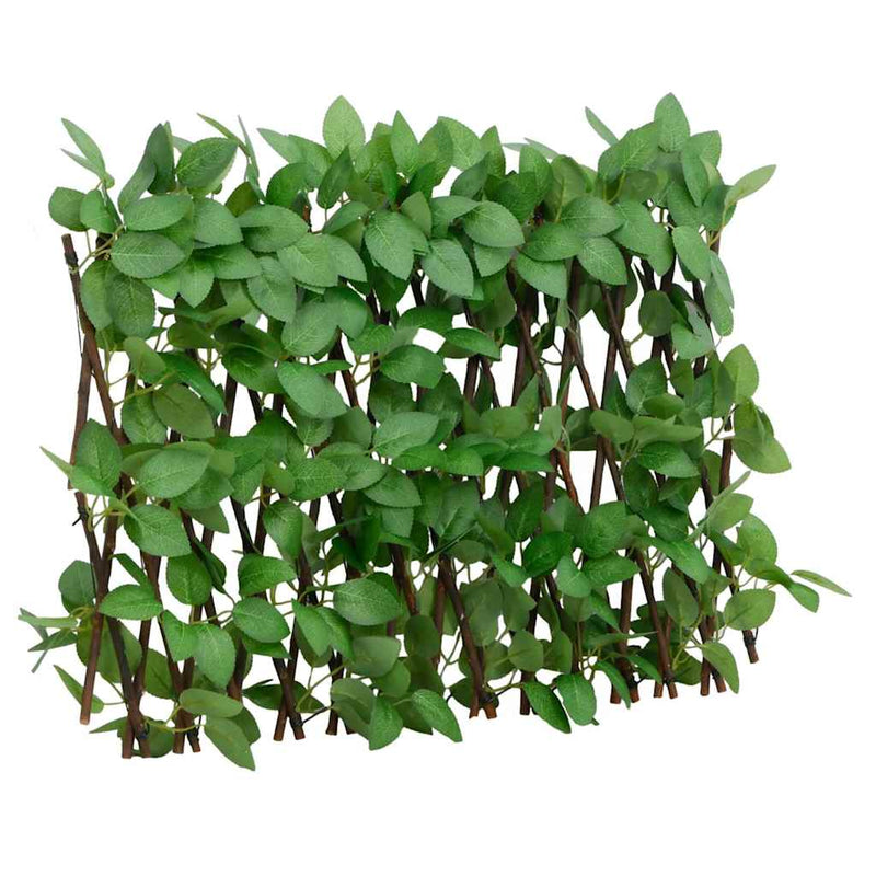Spalier cu iederă artificială, extensibil, verde, 180x30 cm