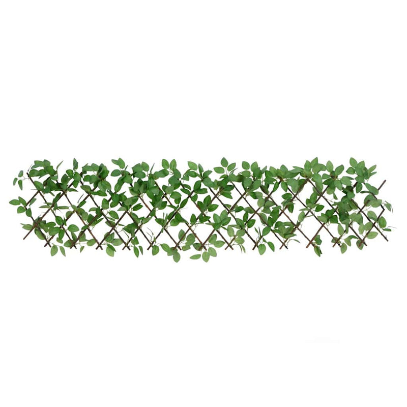 Spalier cu iederă artificială, extensibil, verde, 180x30 cm
