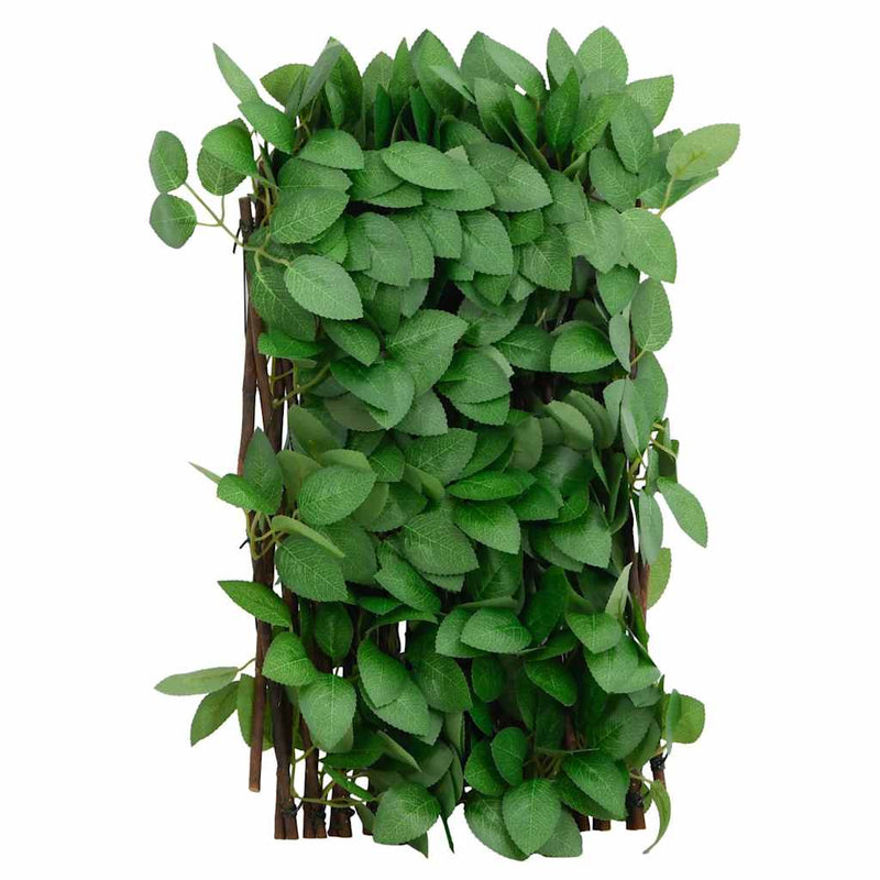 Spalier cu iederă artificială, extensibil, verde, 180x30 cm