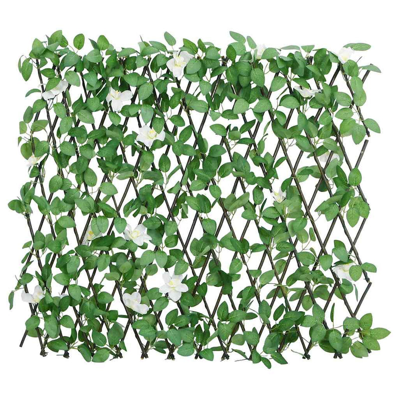 Spalier cu iederă artificială, extensibil, verde, 180x60 cm