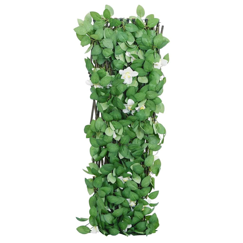 Spalier cu iederă artificială, extensibil, verde, 180x60 cm