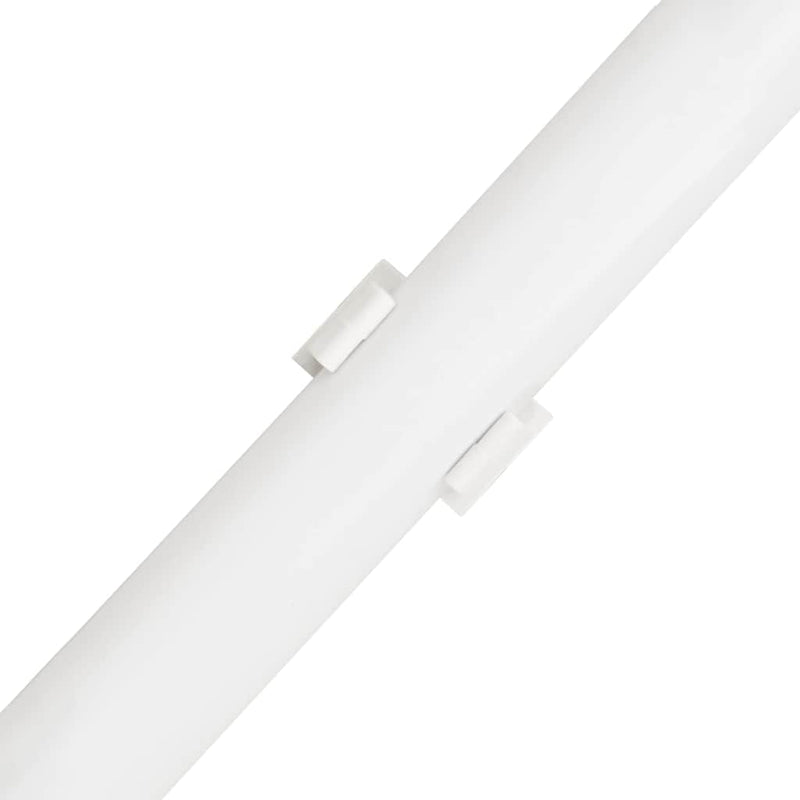 Șine de cabluri cu cleme, Ø32 mm, 10 m, PVC