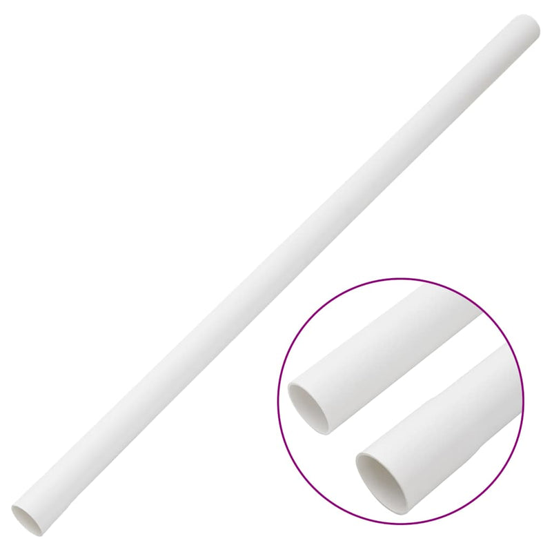 Șine de cabluri cu cleme, Ø32 mm, 30 m, PVC